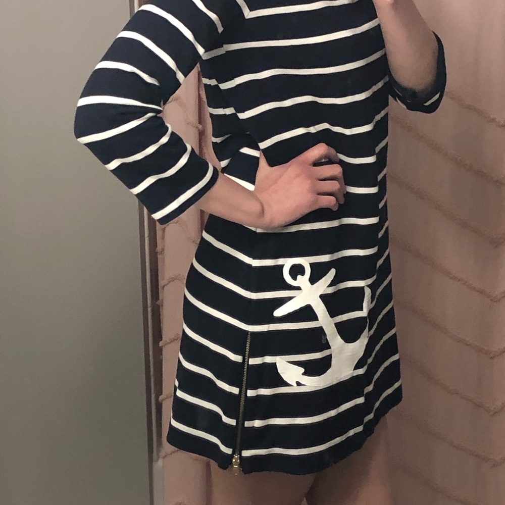 J. Crew Maritime Stripe Anchor Dress - Picture 6 of 15
